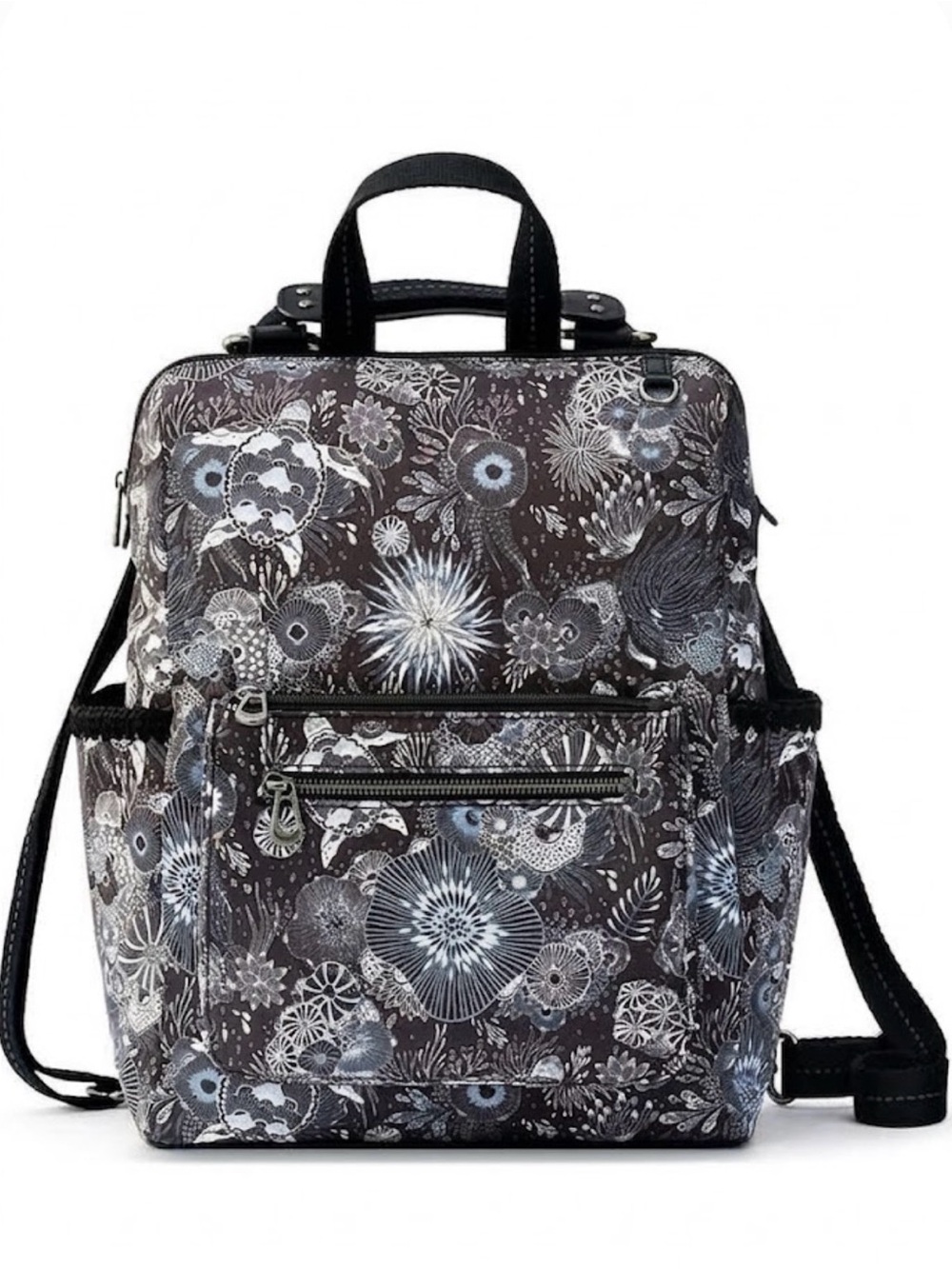 Sakroots Loyola Convertible Backpack - Midnight Seascape